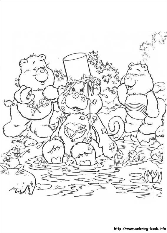 The Care Bears coloring picture